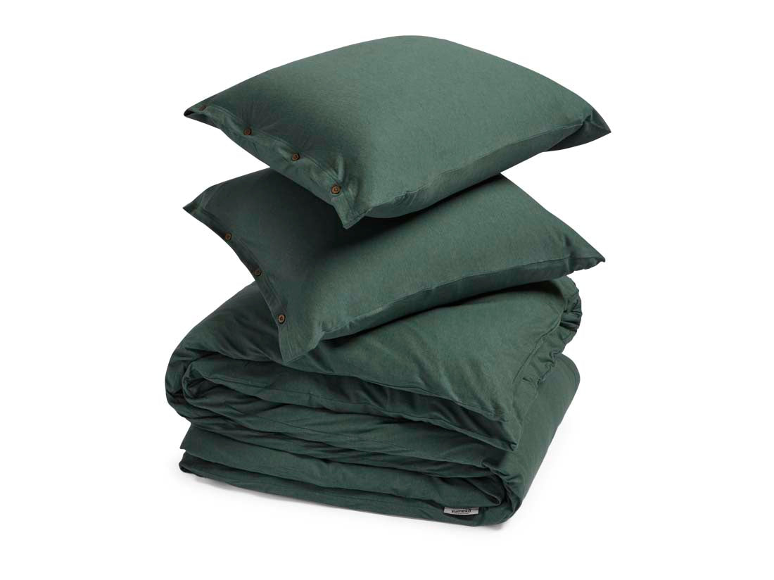 Yumeko overtrekset jersey pine green 200x220 + 2|60x70