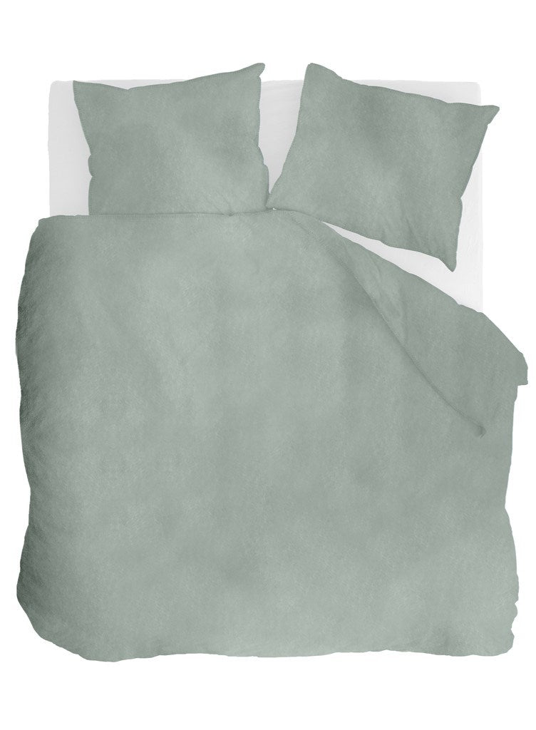 Walra - Dekbedovertrek Vintage Flannel - 240x220 - Jade