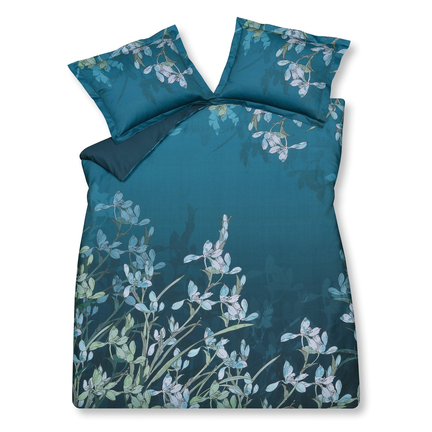 Vandyck - Dekbedovertrek VELVET DREAMS Navy 240x220 cm (satijnkatoen)