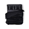 Elegance Silk Dekbedovertrek Glans Satijn black