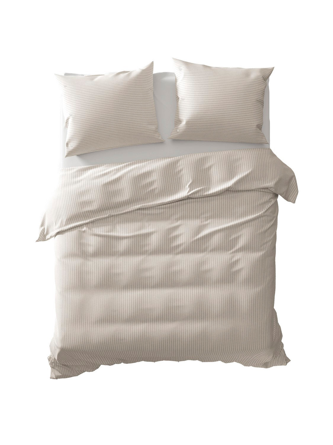 Yellow Dekbedovertrek Katoen Oxford naturel