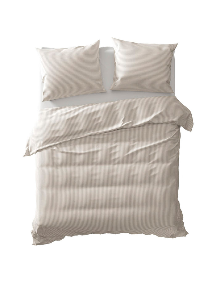 Yellow Dekbedovertrek Katoen Oxford naturel