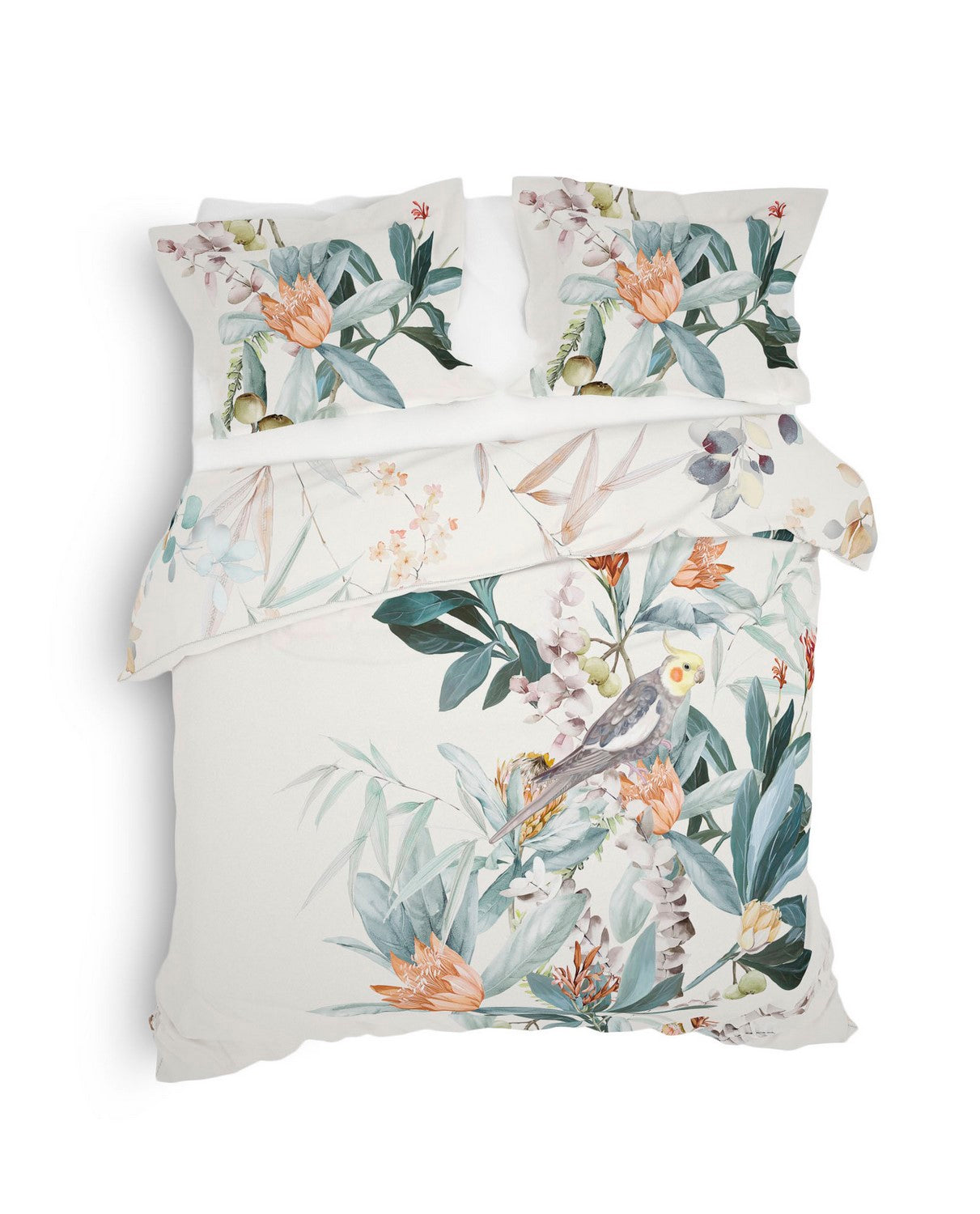 Heckett Lane Dekbedovertrek Katoen Satijn Antoni - urban blue