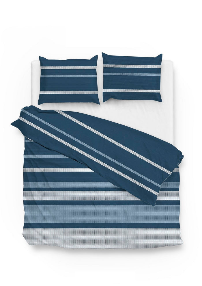 Zo Home Dekbedovertrek Katoen Paxton - blauw