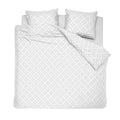 Cinderella Lilou - Dekbedovertrek - Satijn - 200x200|220 cm - White