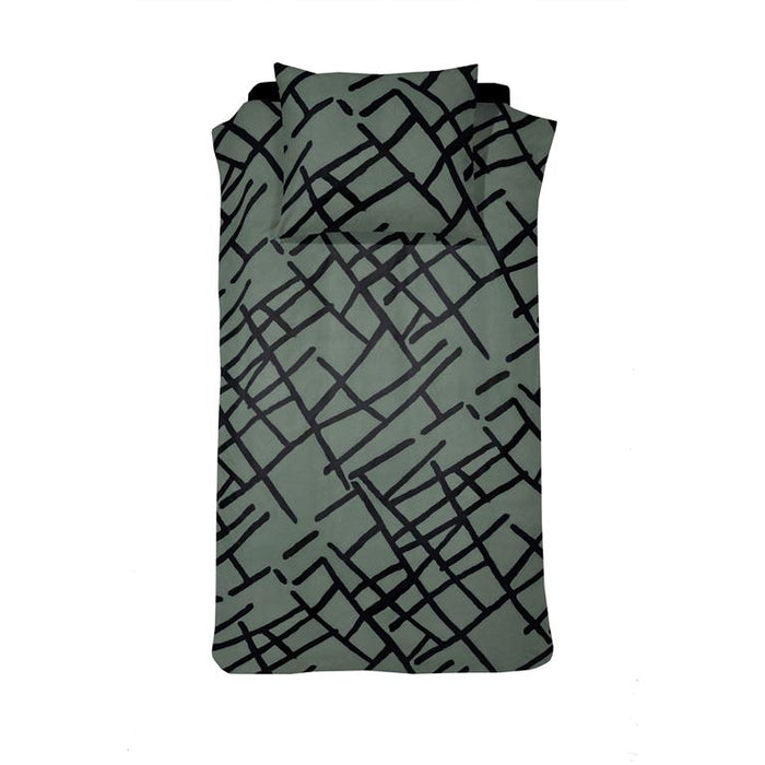 Damai Kline Dekbedovertrek 140 x 200|220 cm - Groen