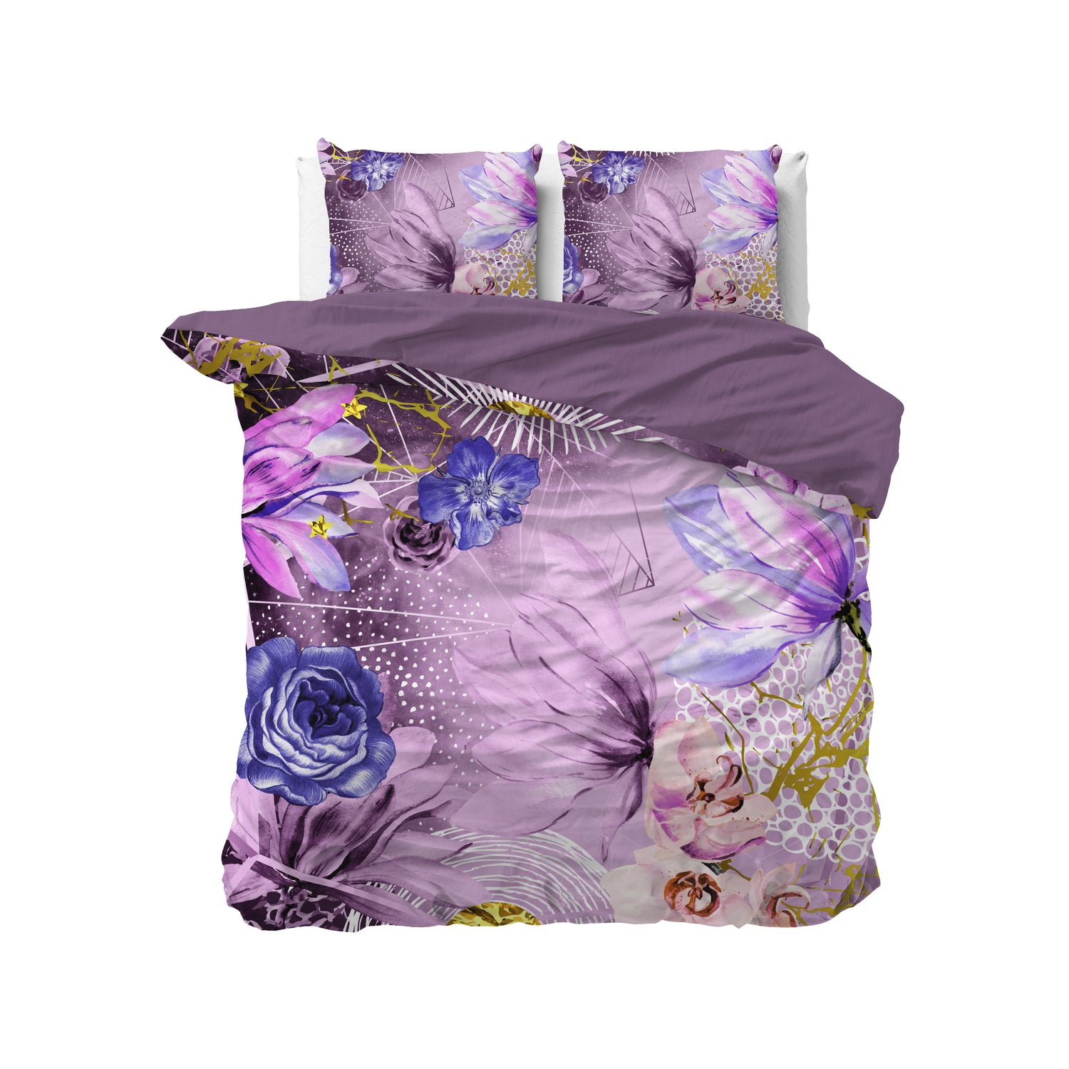 Sleeptime Dekbedovertrek Pink Flower Pink