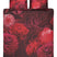Ten Cate Katoensatijnen Dekbedovertrek - 240x200|220 - Bloem Rood