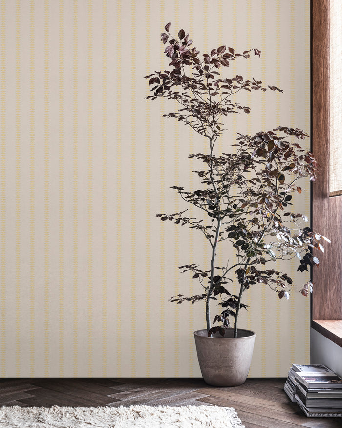 vtwonen Vliesbehang | Gold Diamond Flax - 10mx53cm