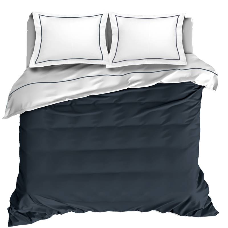 De Witte Lietaer Bumblebee dekbedovertrek - White|Dark Grey -