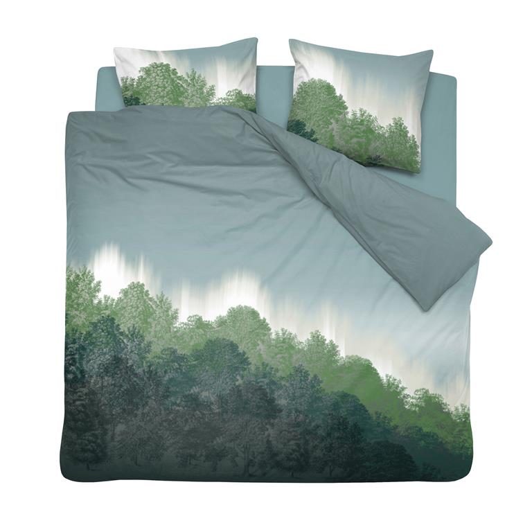 Cinderella Northern Light Dekbedovertrek 240 x 200|220 cm - Groen