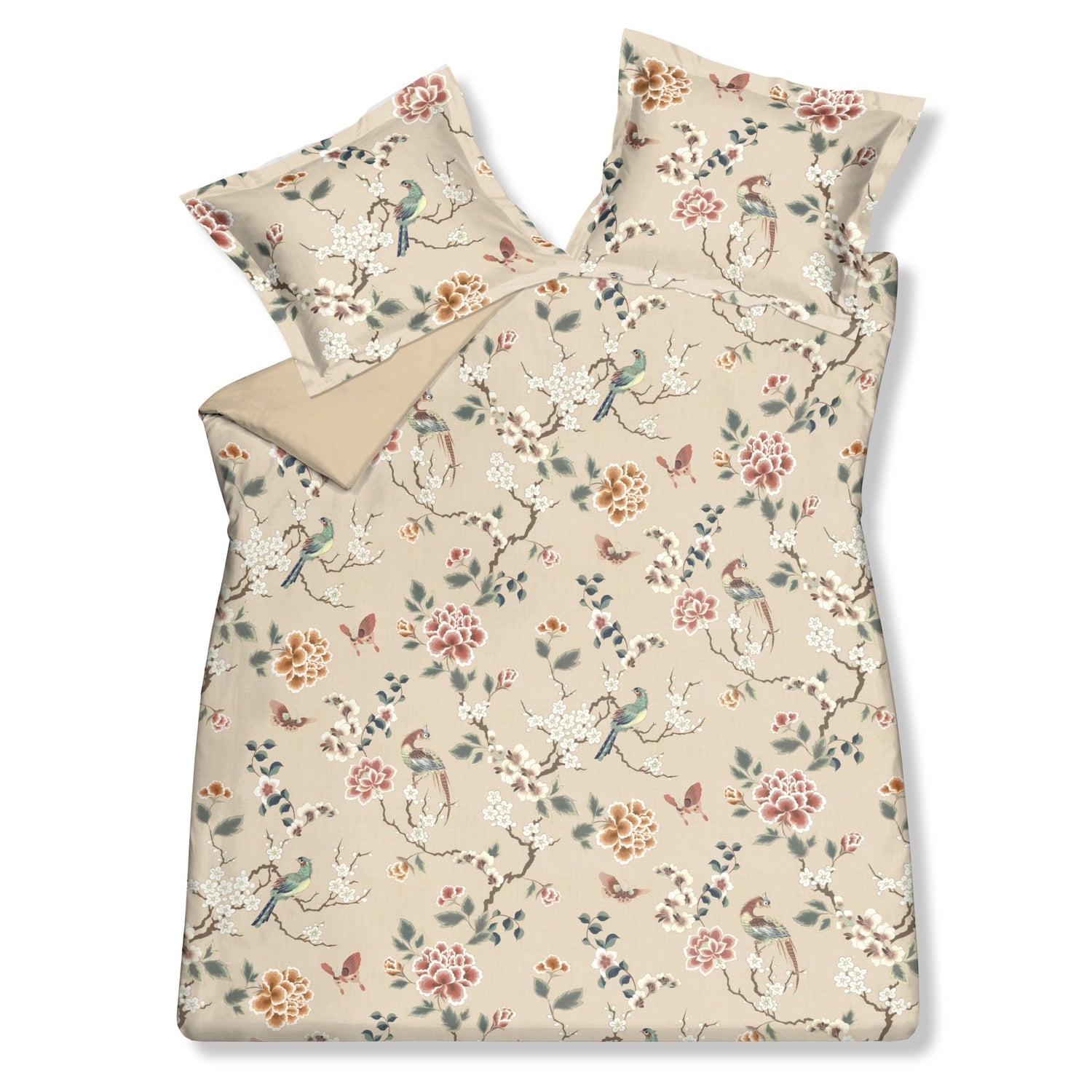 Vandyck Dekbedovertrek JASMINE Champagne 200x220 cm (satijnkatoen)