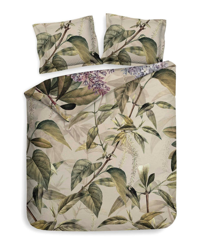 Heckett Lane Dekbedovertrek Katoen Satijn Jazmin - groen