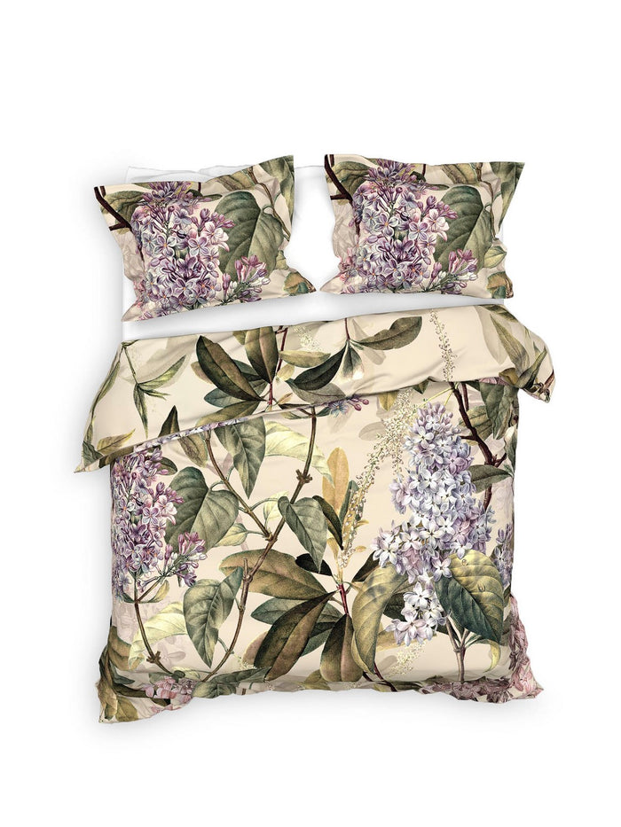 Heckett Lane Dekbedovertrek Katoen Satijn Jazmin - groen