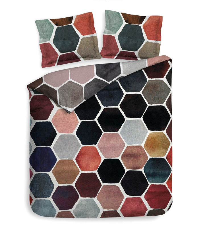 Heckett Lane Dekbedovertrek Katoen Twill Akos - multi