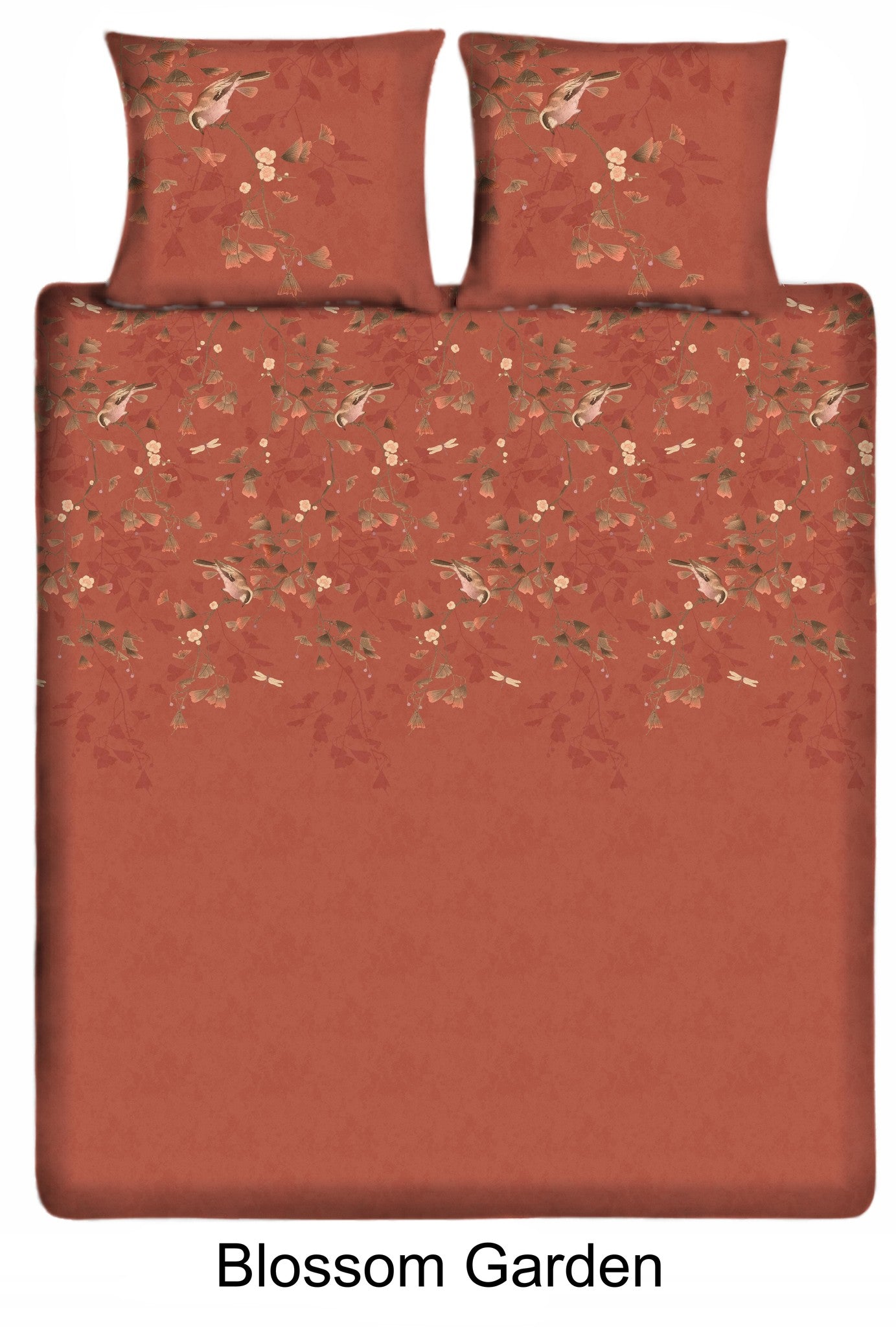 Ten Cate Katoensatijnen Dekbedovertrek - 240x200|220 - Bloesem Spice