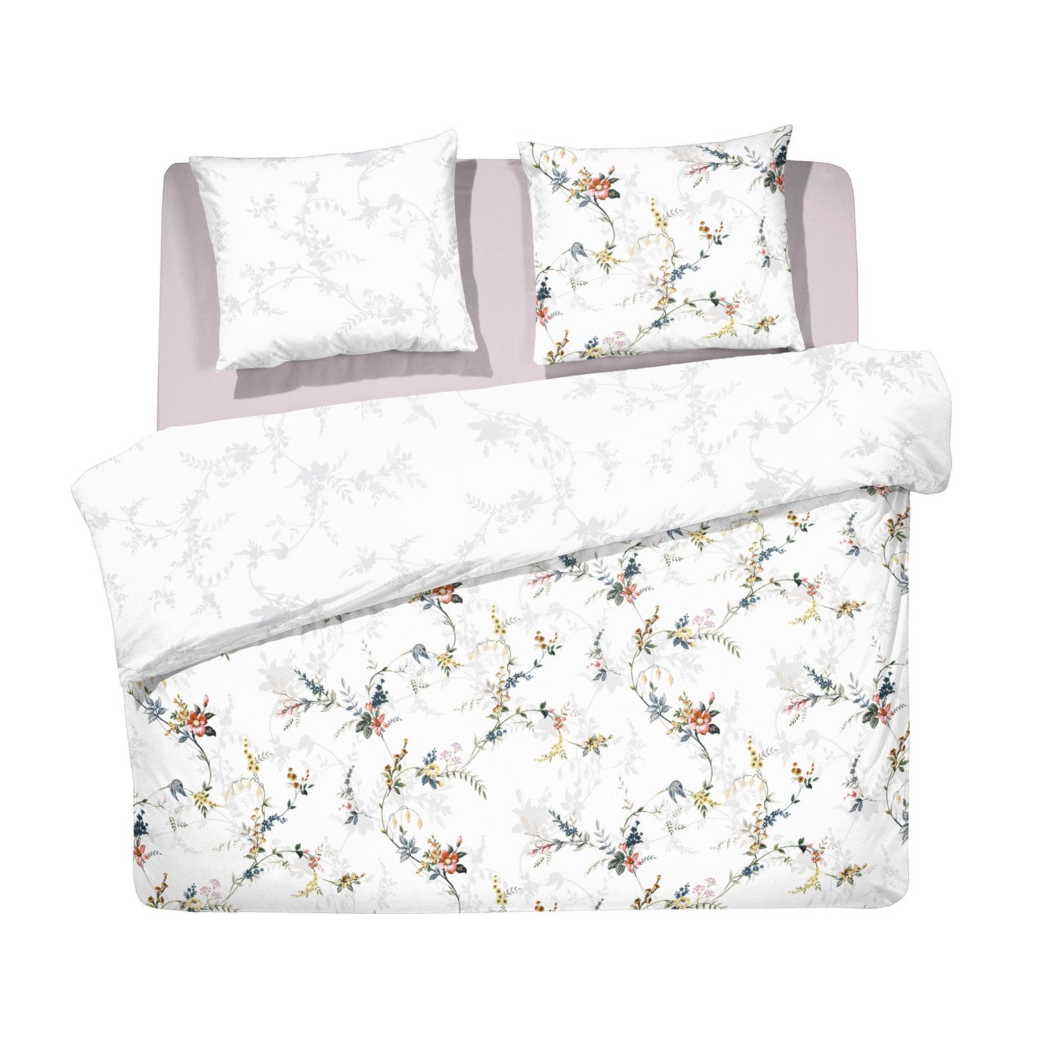 Cinderella Dekbedovertrek Katoen Corolla - white