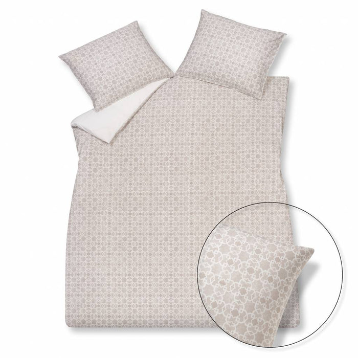 Vandyck PURE 17 dekbedovertrek 240x220 cm Stone-169 (percalkatoen)