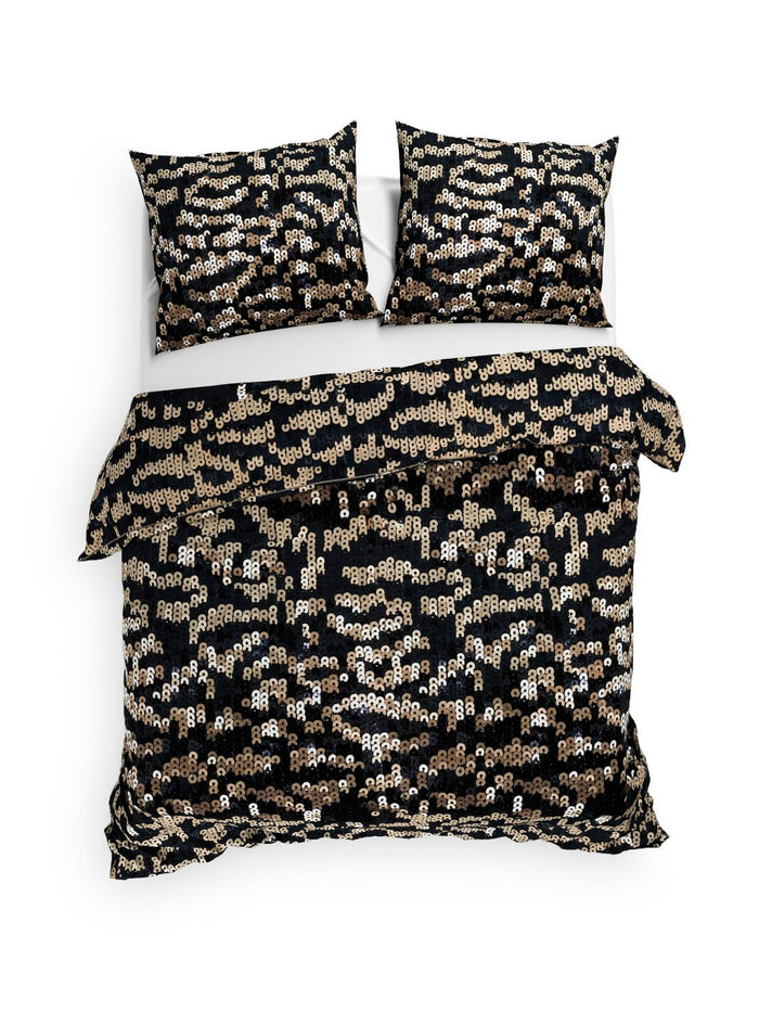 Heckett Lane Dekbedovertrek Flanel Lio - star gold