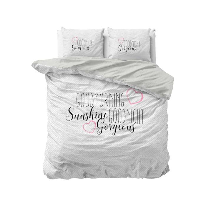 Sleeptime Dekbedovertrek Morning Sunshine 2 white