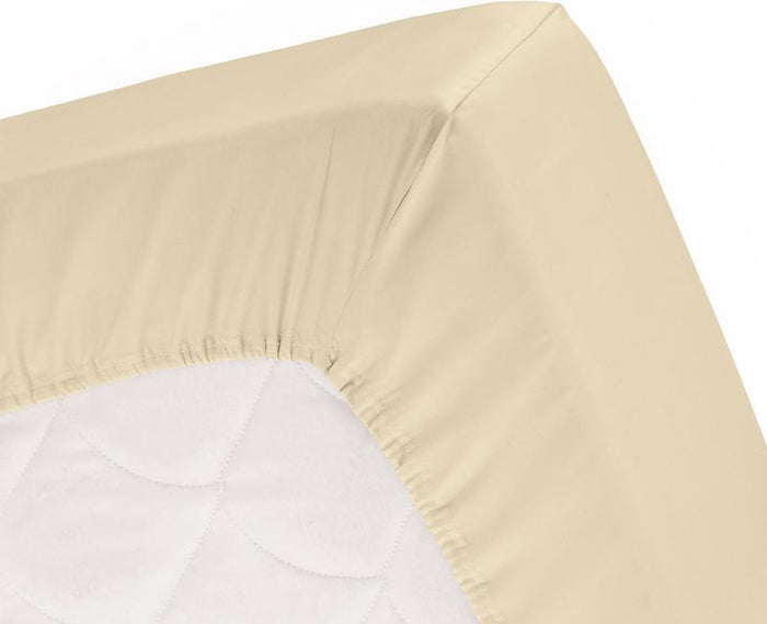 Damai hoeslaken Double jersey - 180x220cm of 200x200cm - Vanille