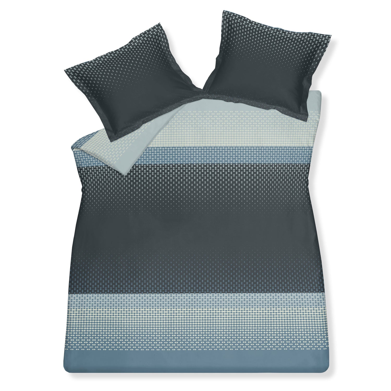 Vandyck Dekbedovertrek RHINESTONE Storm Blue 240x220 cm (satijnkatoen)
