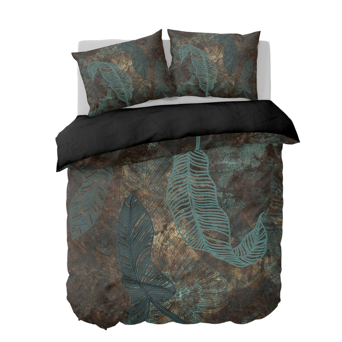 Y-NOT Jungle Bladeren Dekbedovertrek 240 x 220 cm