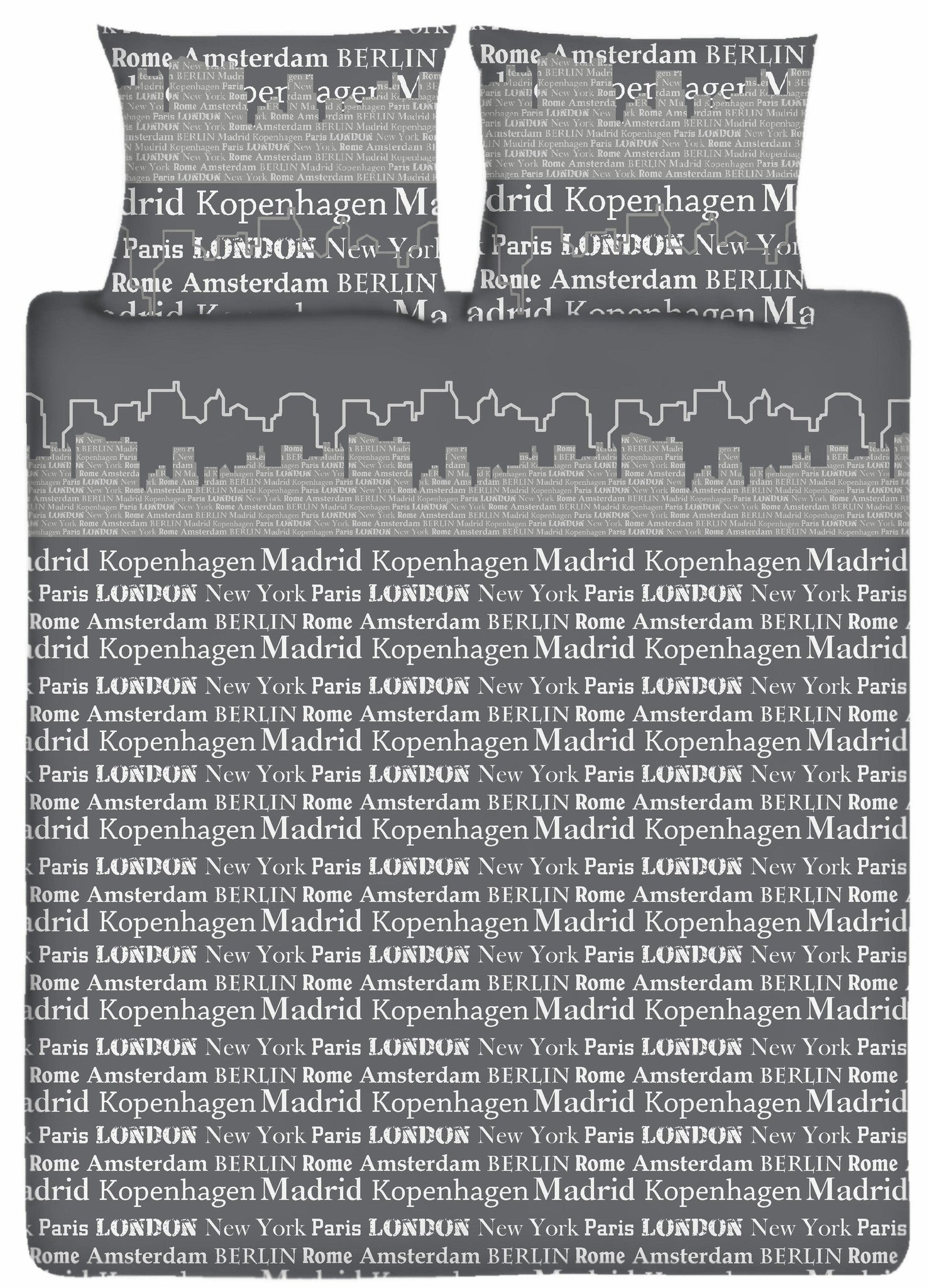 Ten Cate Katoenen Dekbedovertrek - 240x200|220 - Skyline Taupe