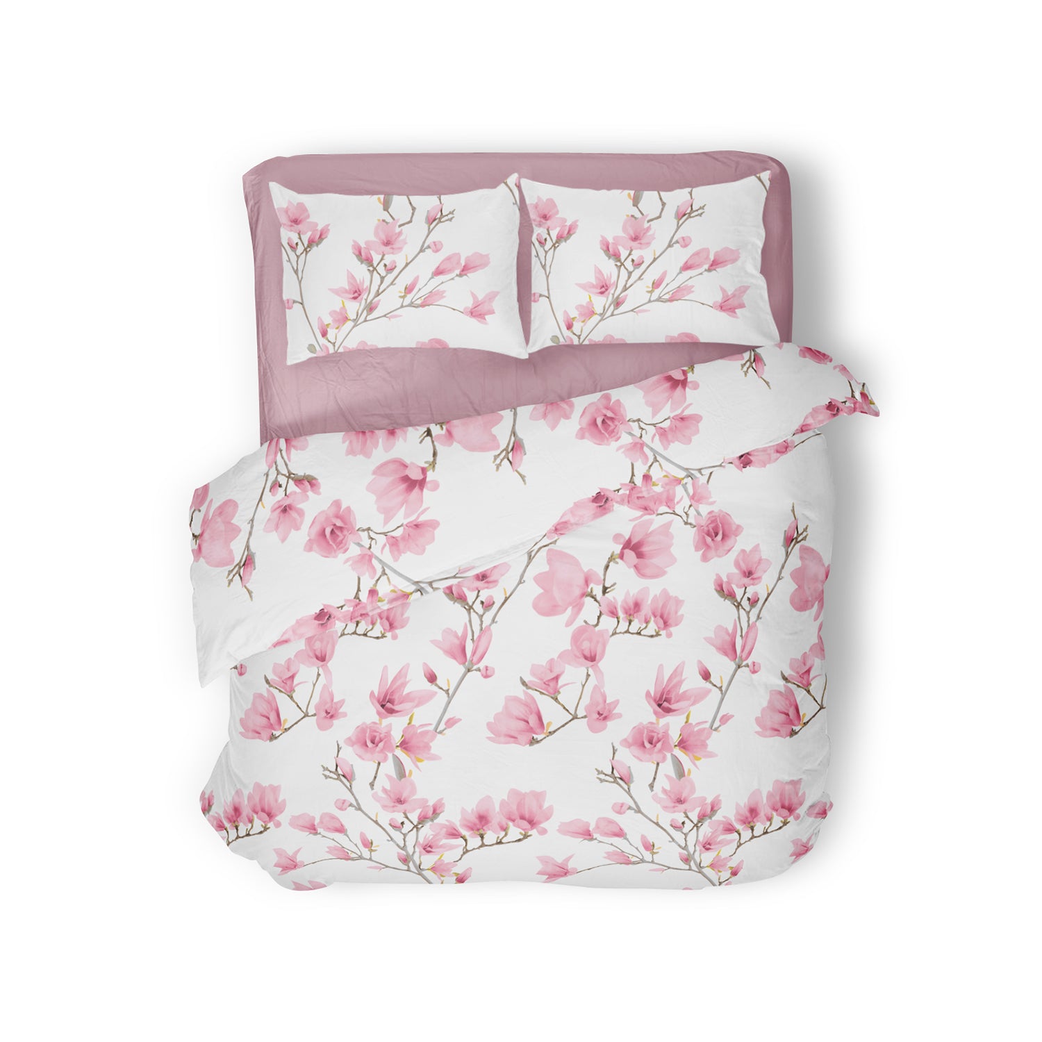 Elegance Dekbedovertrek Lena - licht roze