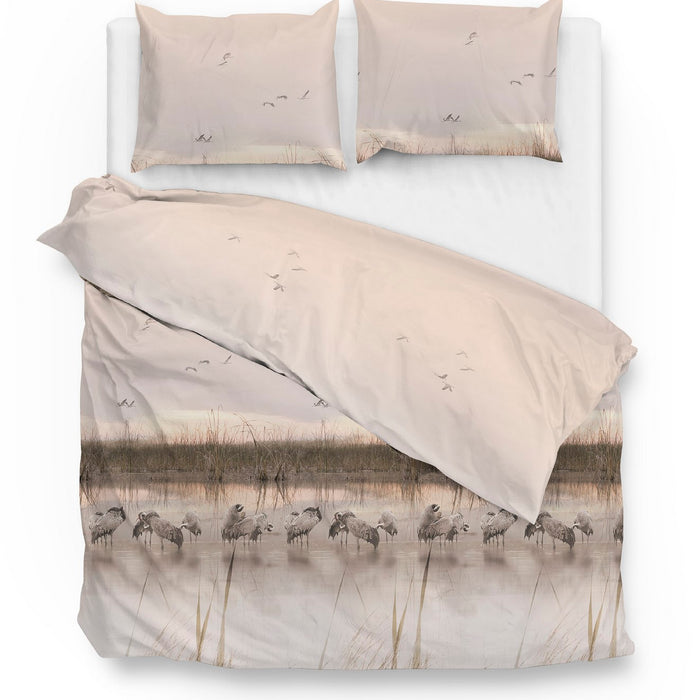 Zo Home Dekbedovertrek Katoen Satijn Gregor - natural 200x200|220cm