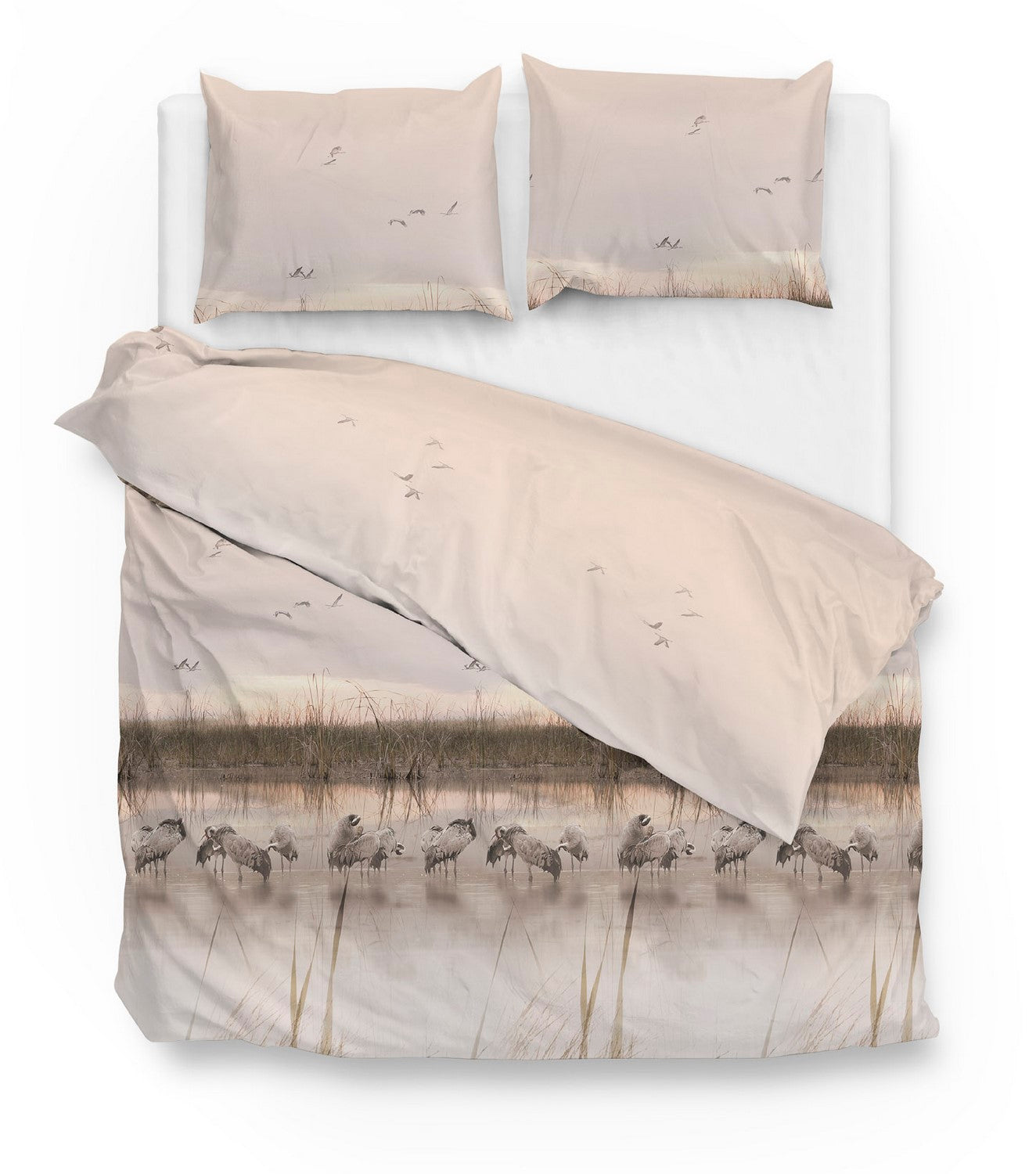 Zo Home Dekbedovertrek Katoen Satijn Gregor - natural 200x200|220cm