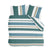 Walra - Dekbedovertrek Stripes & Stitches - 240x220 - Groen