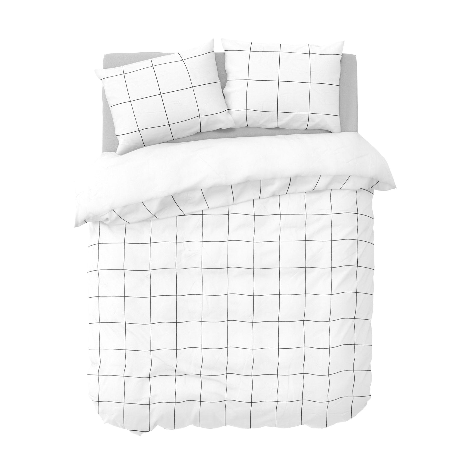 Y-NOT Sverre Wit Dekbedovertrek 240 x 220 cm