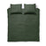 Damai dekbedovertrek Mik - Katoen - 200x200|220 cm - Green
