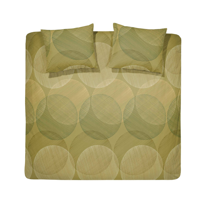 Damai Dekbedovertrek Katoen Foam - ochre