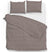 Zo Home Dekbedovertrek Katoen Lino Linnen Look chocolat
