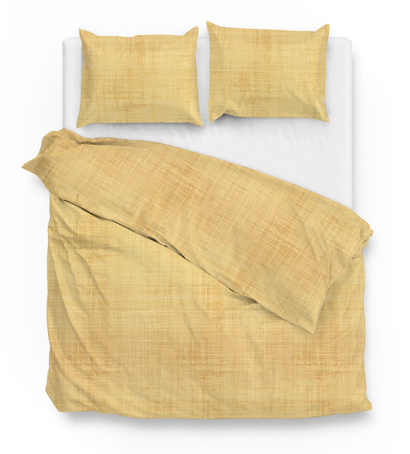Zo Home Dekbedovertrek Katoen Yvan - yellow