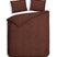 Heckett Lane Dekbedovertrek Flanel Franela - brandy brown
