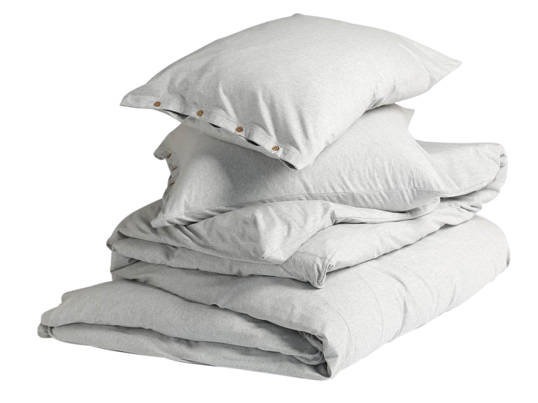 Yumeko overtrekset jersey white grey 240x220 + 2|60x70