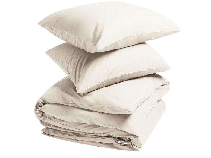 Yumeko overtrekset percal white sand 240x220 + 2|60x70