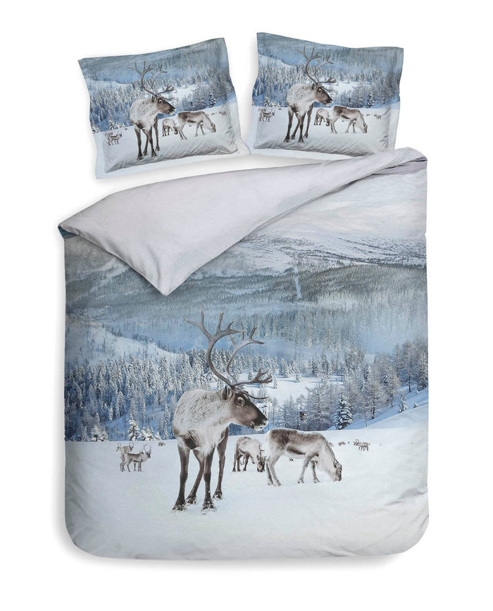 Heckett Lane Dekbedovertrek Katoen Satijn Doriane - wit