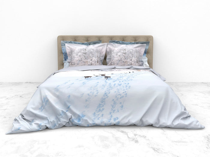 Heckett Lane Dekbedovertrek Katoen Satijn Doriane - wit