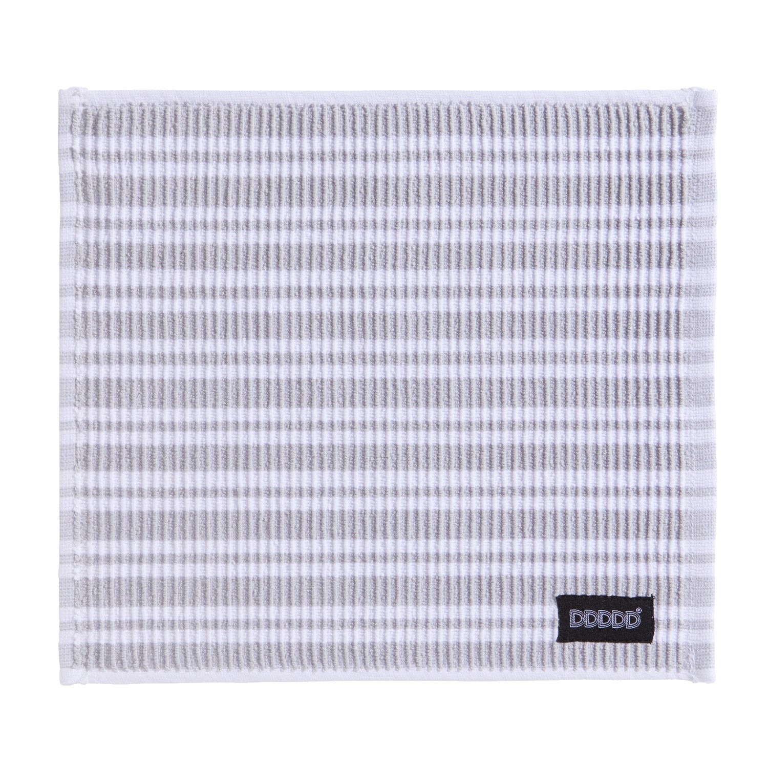 DDDDD vaatdoek Basic Clean - 30x30cm - Lichtgrijs gestreept - 4 stuks