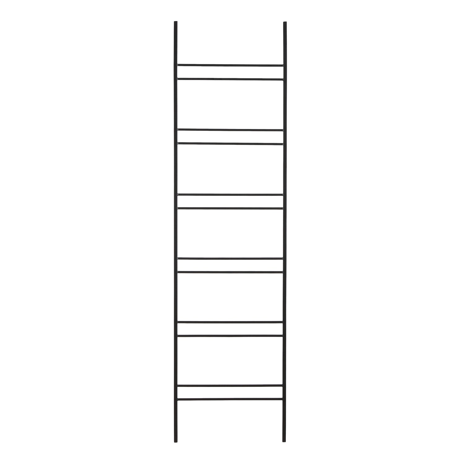 Mica Decorations Decoratie Ladder - L40 x H150 cm - Zwart