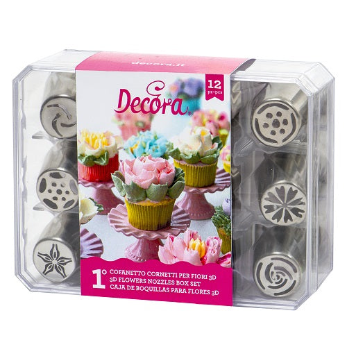 Decora - Spuitmondjes 3D - Boeket - Set 1 - Decora