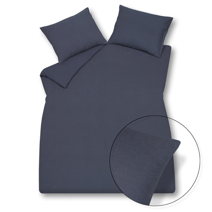 Vandyck - Dekbedovertrek PURITY 79 Nightblue 240x220 cm (linnen | kato