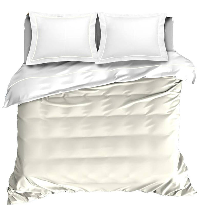 De Witte Lietaer Bumblebee dekbedovertrek - White|Ivory -