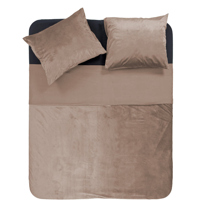 Y-NOT Fluweel Dekbedovertrek 240 x 220 cm