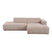 by fonQ Stretch Hoekbank met Chaise Longue Rechts - Beige