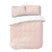 Y-NOT Roze Bladeren Dekbedovertrek 240 x 220 cm
